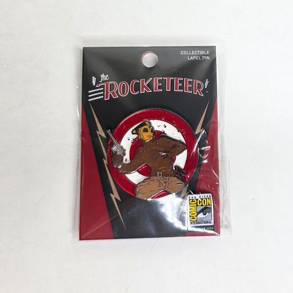 Little Shop Of Pins Other - SDCC 2025 Comic Con Exclusive Little Shop Of Pins Rocketeer Target Pin IN HAND